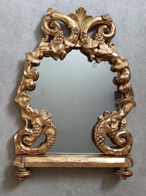 Petit Miroir Moderne d'Inspiration Baroque