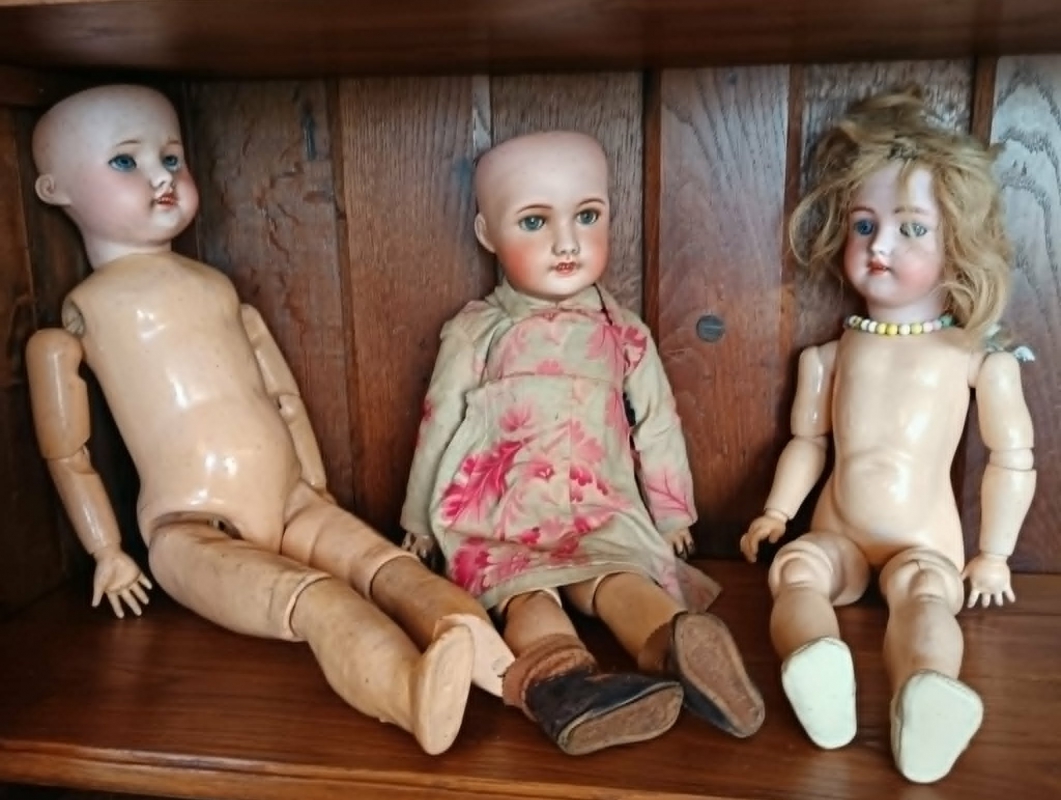 Poup�es Anciennes T�te Porcelaine 