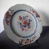 Chine Kangxi Assiette Porcelaine Polylobe 