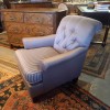  Fauteuil Confortable Garniture tissu gris et ray