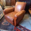 Fauteuil Club en Cuir, Annes 50 