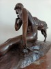 Pierre-Alexandre Morlon Bronze La Petite Curieuse 