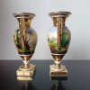 Paire de Vases Porcelaine de Paris, Ep. Romantique