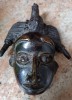 Bamoun Cameroun Petit Masque en Bronze
