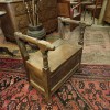 Ancienne Chaise de Cantou, Banc Coffre