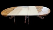 Grande Table Ovale Pied Central et Allonges