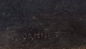 Grande plaque en fonte de fer signée M.Vannetzel