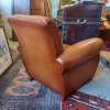 Fauteuil Club en Cuir, Annes 50 