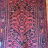 Tapis Hamadan fond rouge 