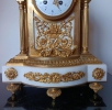Pendule Allgorique tude des Arts. XIXe st. L.XVI