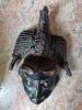 Bamoun Cameroun Petit Masque en Bronze