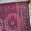 Tapis tribal Turkmne ou afghan Dcor Ghl fd rose