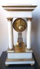 Imposante Pendule Portique, Second Tiers Du XIXe